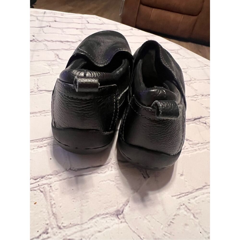 Thom McAn Women's Size 10 Wide Dalton Black Leather Slip On Shoes Everyday Comfy - Picture 6 of 10